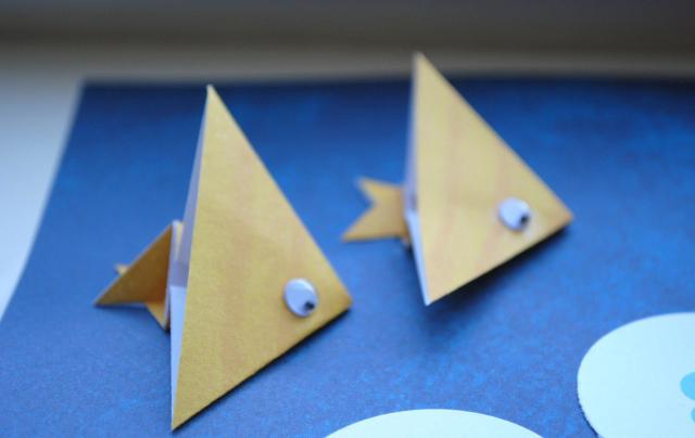Origami Invitations - Under The Sea Birthday Party @ Crayon Box Chronicles 