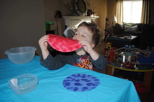 Oil Sun Catcher Craft @ Crayon Box Chronicles 