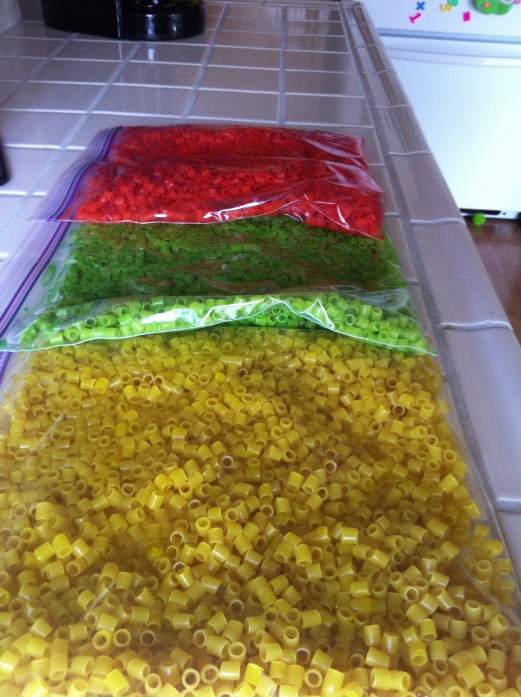 Dying Pasta Sensory Colored Pasta Bin by Crayon Box Chronicles