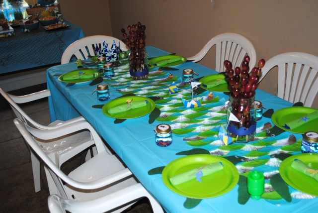 Kids Seating - Under The Sea Birthday Party @ Crayon Box Chronicles 