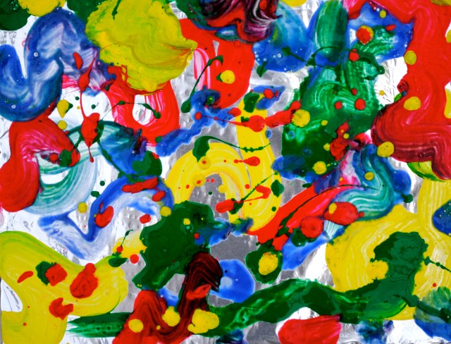 Foiling Art Painting @ Crayon Box Chronicles 