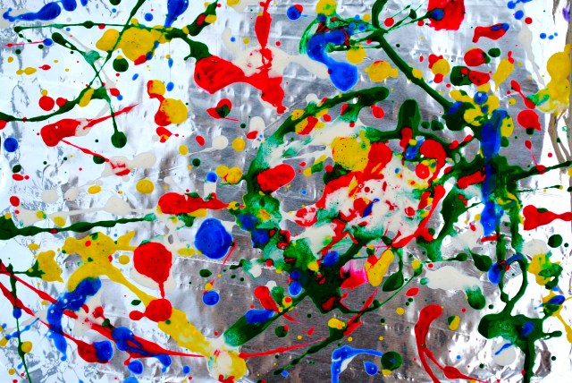 Foil Art Painting @ Crayon Box Chronicles 