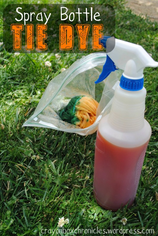 Spray Bottle Tie Dye by Crayon Box Chronicles