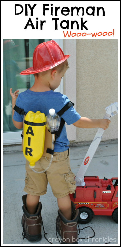 DIY Fireman Air Tank by Crayon Box Chronicles