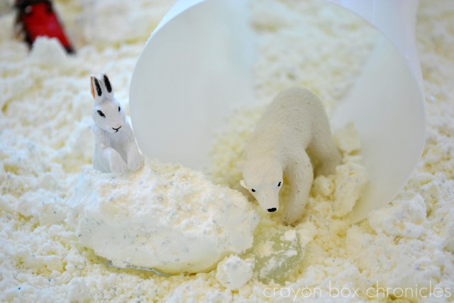 Arctic Snow Dough Small World by Crayon Box Chronicles 