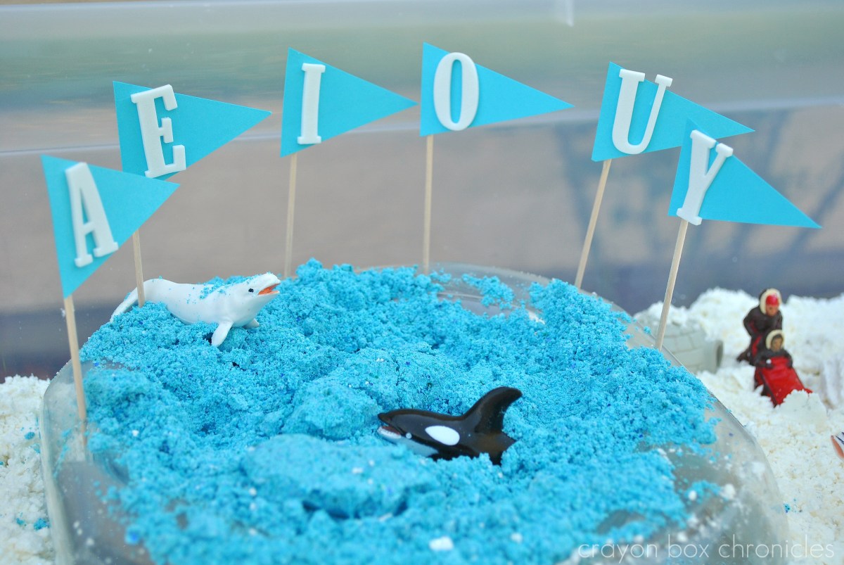 Arctic Snow Dough Small World by Crayon Box Chronicles
