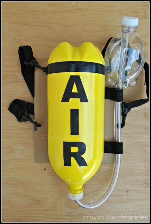 DIY Fireman Air Tank & Pretend Play by Crayon Box Chronicles