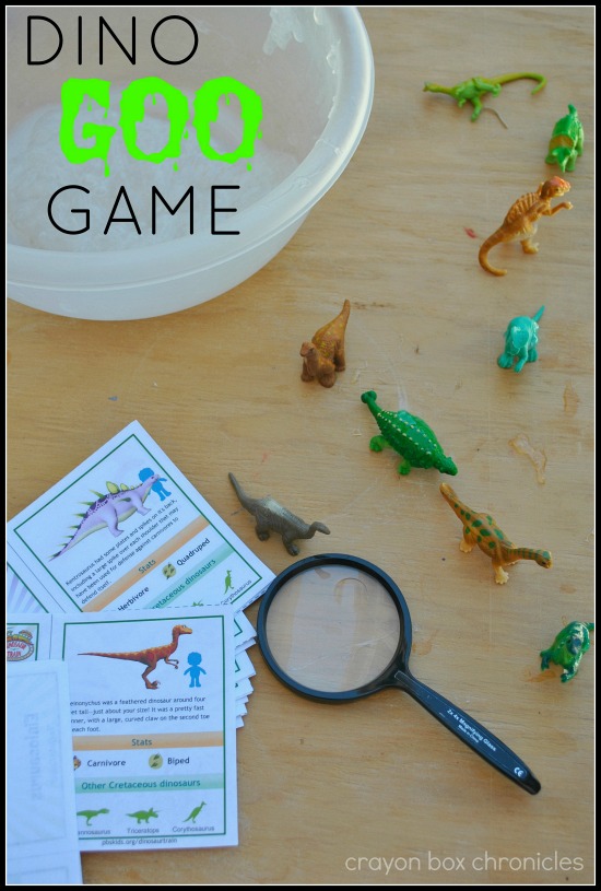 Dinosaur Goo Game by Crayon Box Chronicles