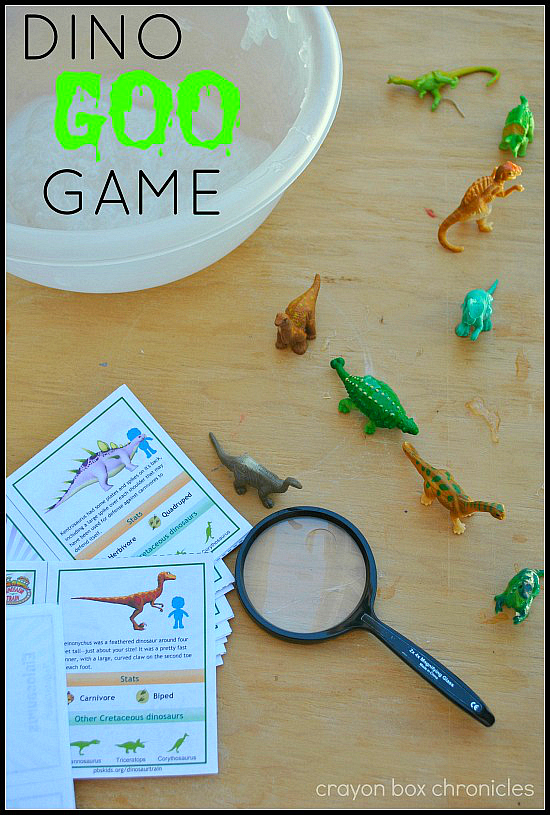 Dinosaur I Spy Goo Game by Crayon Box Chronicles