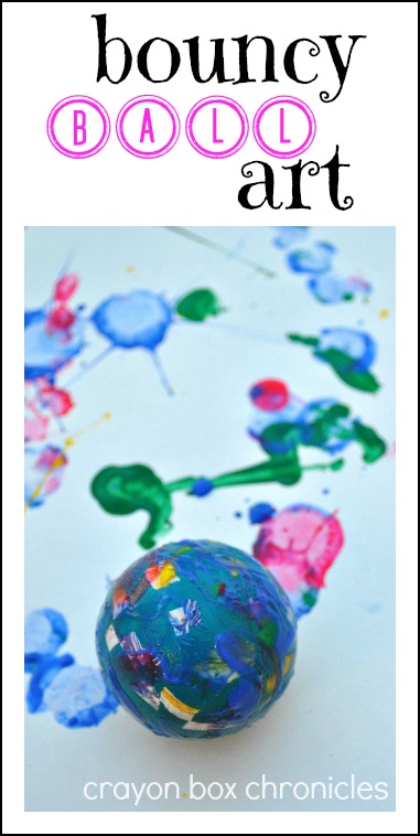 Bouncy Ball Art by Crayon Box Chronicles