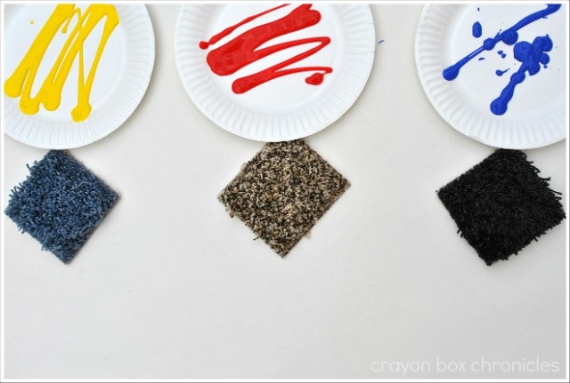Carpet Sample Painting @ Crayon Box Chronicles