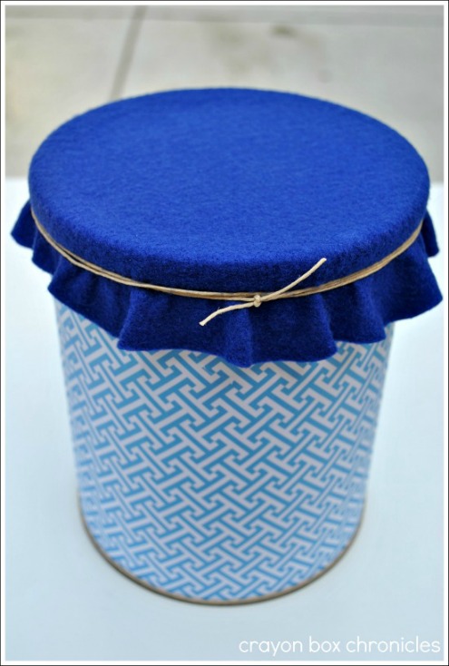 Homemade Drum Craft by Crayon Box Chronicles 
