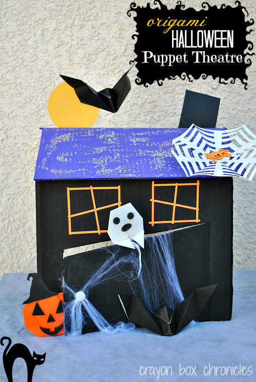 Origami Halloween Puppet Theatre by Crayon Box Chronicles