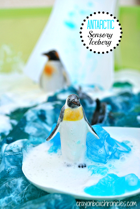 Antarctic Sensory Iceberg & Small World Play by Crayon Box Chronicles 