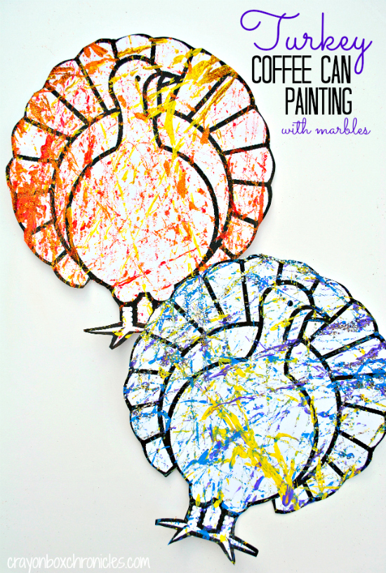Turkey Coffee Can Painting by Crayon Box Chronicles