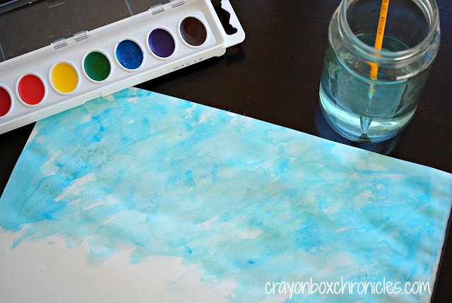 Winter Book & Craft: Snowy Paper Bag Tree by Crayon box Chronicles