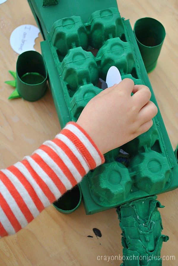 putting affirmations inside box