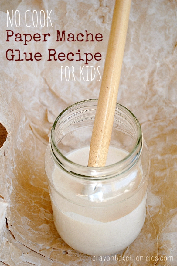 Paper Mache Glue Recipe for Kids by Crayon Box Chronicles