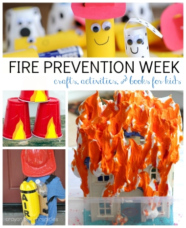Fire Prevention Week Activities, Crafts, and Books for Kids
