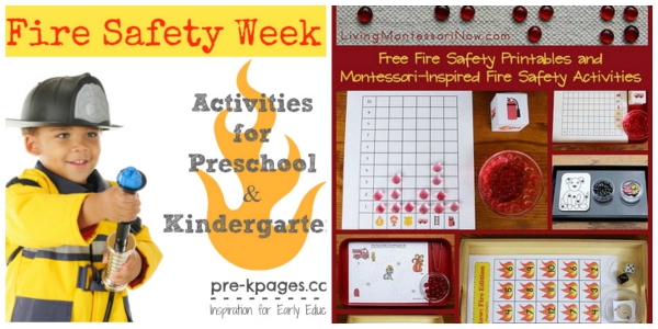 Fire Safety Printable & Activities for Kids