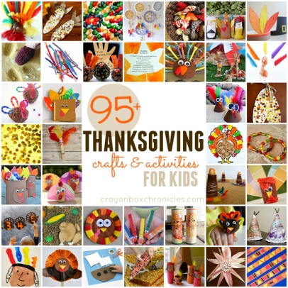 95+ Easy Thanksgiving Crafts and Activities for Kids
