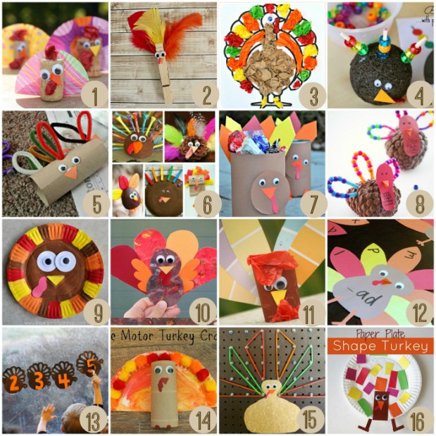 Easy Turkey Crafts for Kids